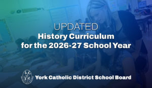 Updated History Curriculum for the 2026-27 School Year
